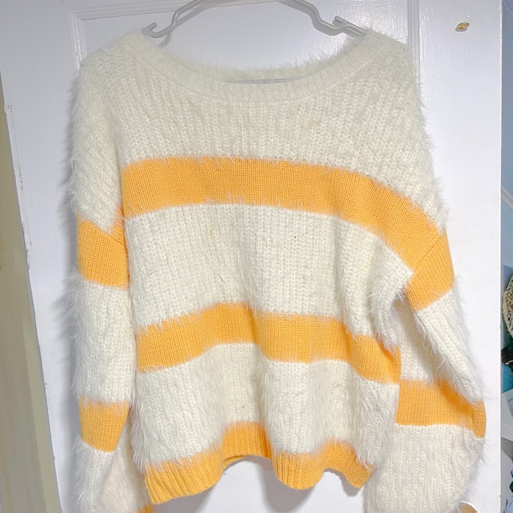 c and v striped sweater